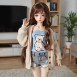 Realistic TPE Doll “Kiko” – Mini Anime Figure (60cm) & Desktop Companion | SexDollMuse - Image 3