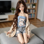 Realistic TPE Doll “Kiko” – Mini Anime Figure (60cm) & Desktop Companion | SexDollMuse - Image 5