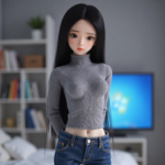 Realistic TPE Doll “Suki” – Mini Anime Figure (60cm) & Petite Desktop Mate | SexDollMuse - Image 5