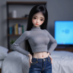 Realistic TPE Doll “Suki” – Mini Anime Figure (60cm) & Petite Desktop Mate | SexDollMuse - Image 4